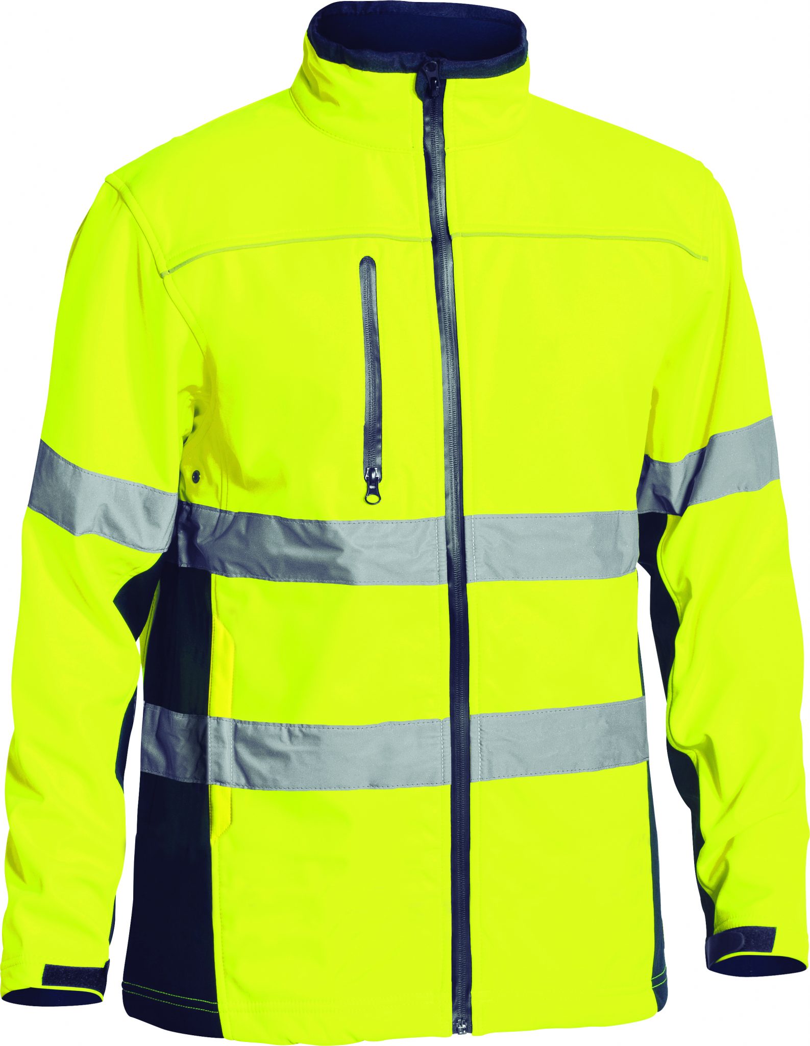 Bisley Soft Shell Jacket with 3M Reflective Tape Trims